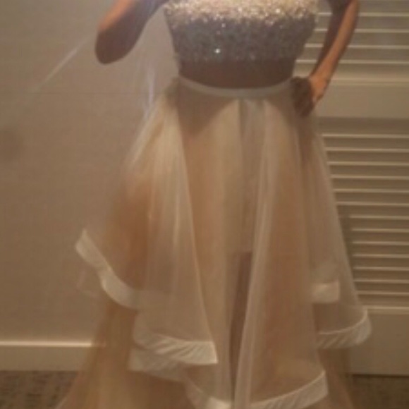 Terani couture two piece dress - Picture 2 of 4